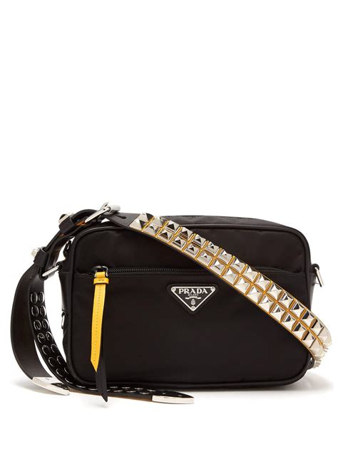 prada body bag men|Prada studded crossbody bag.